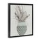 Stupell Industries Natural Wheat Bouquet Floater Framed Canvas Wall Art Design by Susan Jill